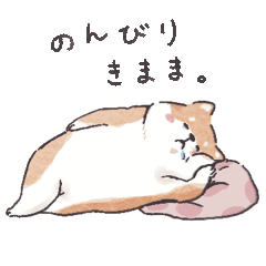 のんびりきままなシバ犬