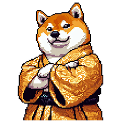 親分ふとっちょ柴犬 ポジティブ親分