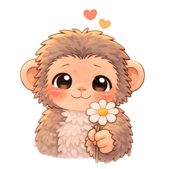 Little Monkey : No Caption