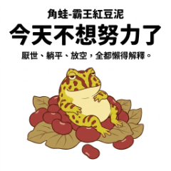 キングあずき：やる気ゼロ王
