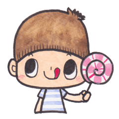 A cute boy with thick bangs