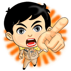 Num Fon & Kon Mek are Thai Officers V.5