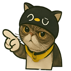 Fuji Fiji Cat Greeting