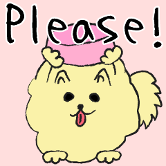 気ままなポメラニアンさん【英語】