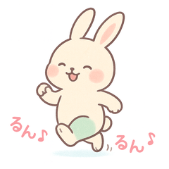 Cute Bunnys Daily Mood Stickers