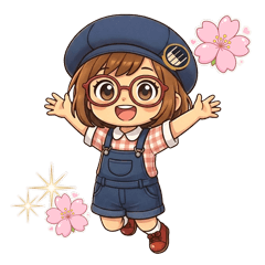 彩ぶ～の毎日つかえるやさしいスタンプ