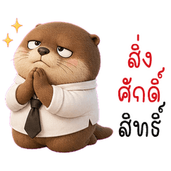 Office Otter Boss Vibes