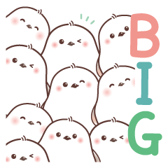 ［BIG♪］まんまる シマエナガがいっぱい♪