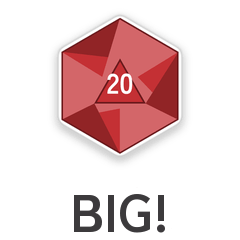BIG! 多面ダイス！