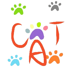 CAT footprint sticker