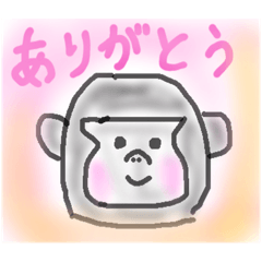 gorilla スタンプ