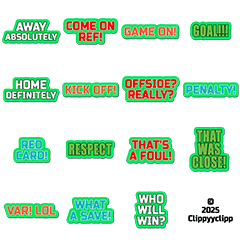 Text-only Messaging Sticker Pack 005