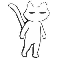 ネコの圧力が。