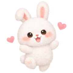 Potepyon Cute Greeting Stickers