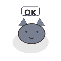 動く即答ねこ