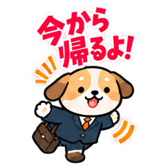 今から帰るよ！どうぶつの帰宅連絡スタンプ