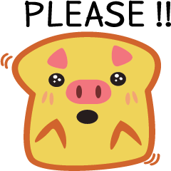 Bread Pig Face