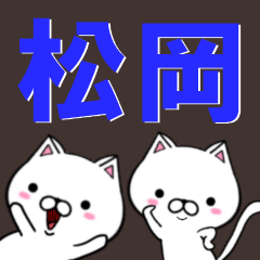 超★松岡(まつおか・マツオカ)なネコ