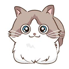 ラグドールのラグにゃん ～セリフなし～