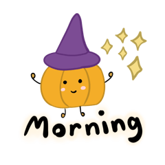 Cute little Halloween pumpkin