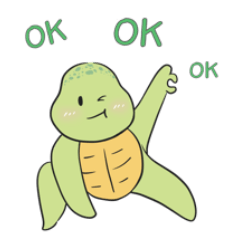 Moji turtle working day 2