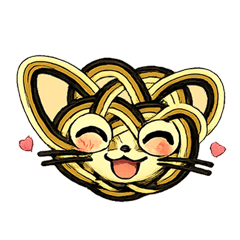 水引猫ちゃん　喜怒哀楽