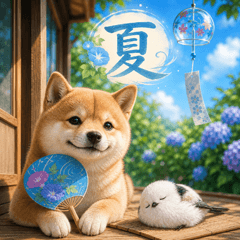 とびだす★夏 柴犬★わんこ♡犬