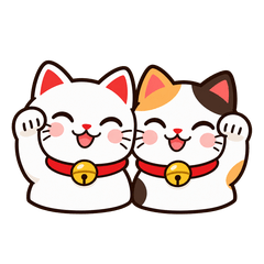招き猫の開運あいさつ毎日使える感謝と応援