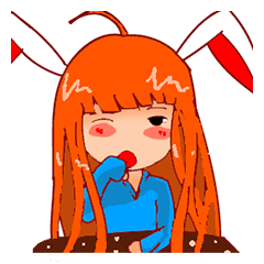 Menik cute rabbit girl