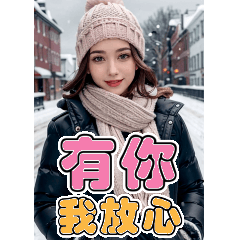 AI Photo - Winter Girl(Taiwan version)