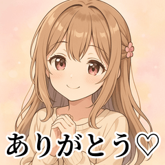 毎日使える萌え美少女スタンプ