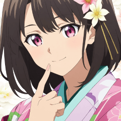 ほんわか和服女の子の日常スタンプ