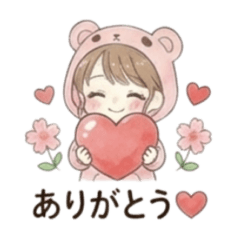 毎日使える♥ピンクのくま着ぐるみ Vol.1
