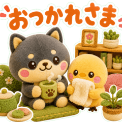 飛び出す♡思いやり♡豆柴
