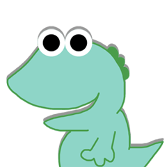 怪獣 恐竜 蛙 謎の生物 毎日使えるスタンプ