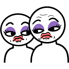 Sorrowful drama heroine