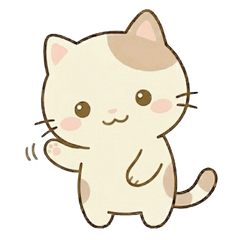 やさしいねこさんの気づかいことばスタンプ