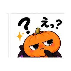 かわいいかぼちゃスタンプ