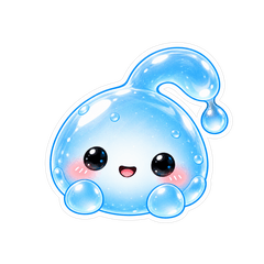 ゆるっと水滴のぽつり