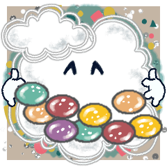 手描きタッチの小宇宙