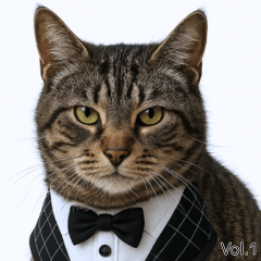 元ガチ野良猫・プロの紳士なスタンプVol.1