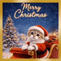 飛び出す♡冬にゃんこ