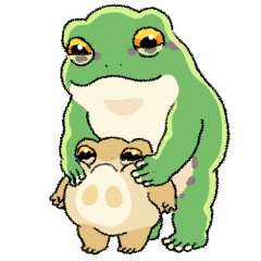 もっとなでなでしたいカエル