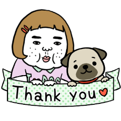 憎めないブスとパグ