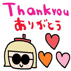 (nenerin日常会話スタンプ001英語気遣い)