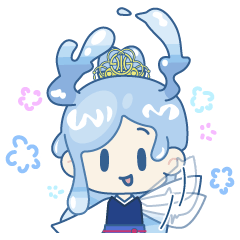 『みずはちゃん』スタンプ