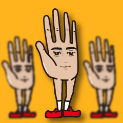 この手が言ってます