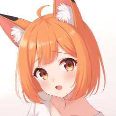 毎日使える♡春の狐ちゃんBIGスタンプ