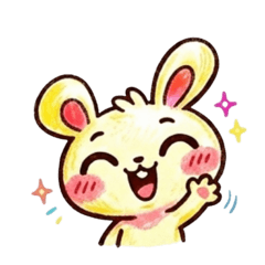 Warmy Bunny - Cute Morning Stickers