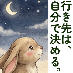 あなたの毎日に、うさぎのことば